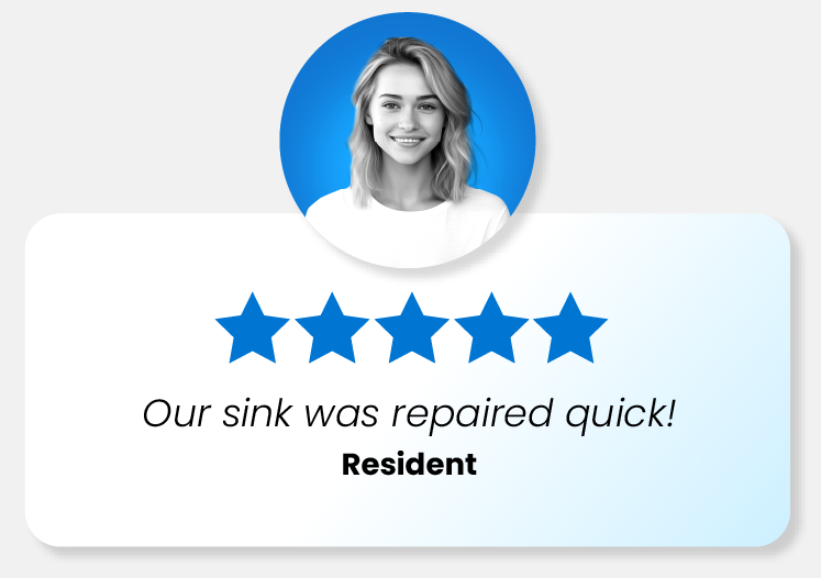 Tenant providing 5 start Google review on maintenance repair.